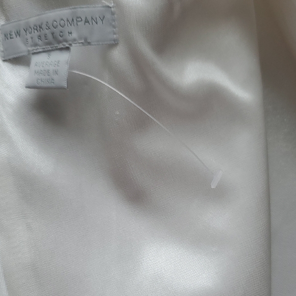 New York & Company White Floral Midi Dress - Picture 11 of 12